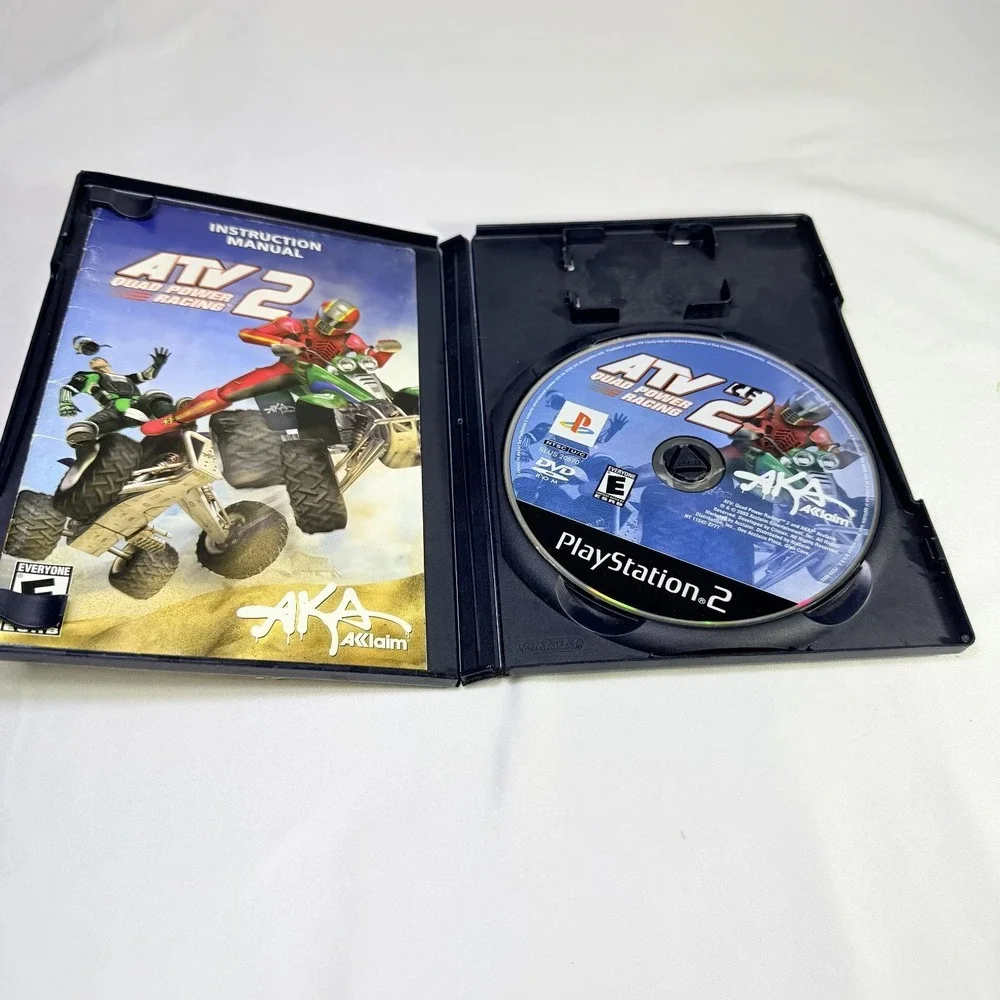 ATV 2 Quad Power Racing PlayStation‎ 2 PS2 Video Game Racing Multiplayer